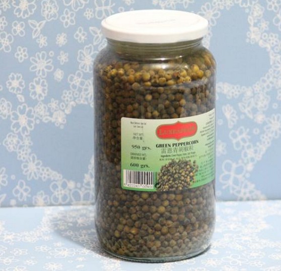 西班牙进口雷恩牌青胡椒粒950g 青椒粒西餐green Peppercorn 西班牙进口雷恩牌青胡椒粒950g 青椒粒西餐green Peppercorn