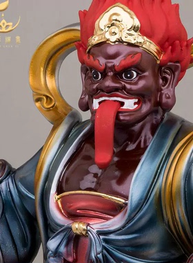树脂面燃大士鬼王菩萨观音菩萨化身甶孑大帝神像大士爷普渡公神像