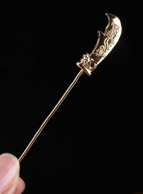 关二爷刀法青龙偃月合金神像