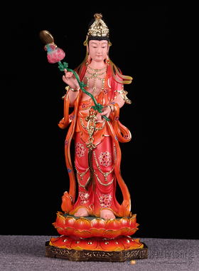 东方菩萨左右护法树脂佛像