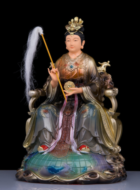 地母娘娘神像新款树脂手工彩绘家用供奉装饰摆件大地之母后土元君