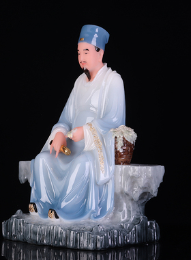 神像孙真人寺庙华佗菩萨汉白玉