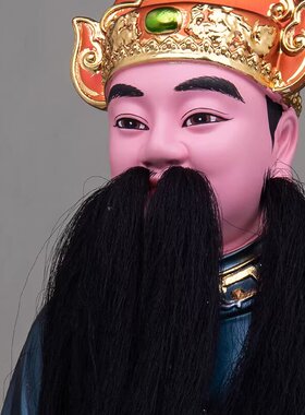 树脂金缕彩鲁班祖师爷摆件木匠工匠班门弄斧神像鲁班先师供奉客厅