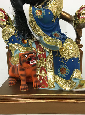 敦煌彩张天师宗教风树脂工艺品