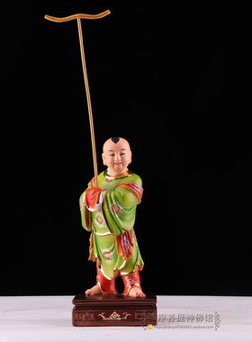 10寸五方童子 灵童子 五方灵童  树脂彩绘一套价