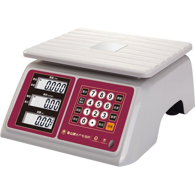 Xiangshan brand professional waterproof seafood and aquatic products electronic scale