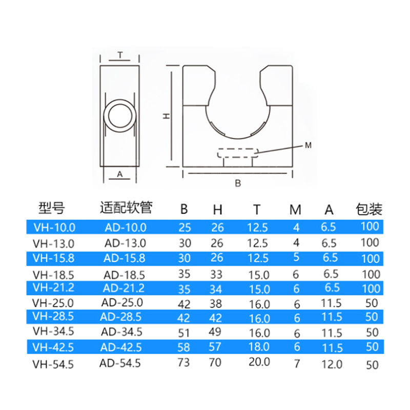 波纹管支架固定卡扣尼龙塑料波纹管直插接头快速接头90度弯头AD13 - 图1