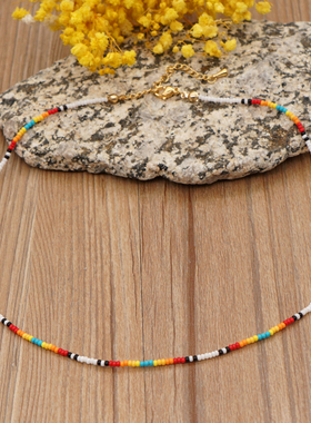 KST玻璃女锁骨项链包邮