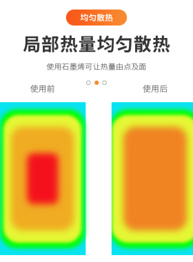 导热系数高石墨烯散热片 适用于电脑平板5G手机降温神器散热贴膜