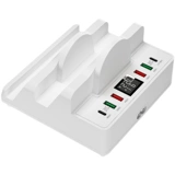 Multi -Mouth USB -зарядное устройство пористое плавка двойная беспроводная зарядка, подходящая для Apple PD Fash Android QC3.0 Flash Зарядка
