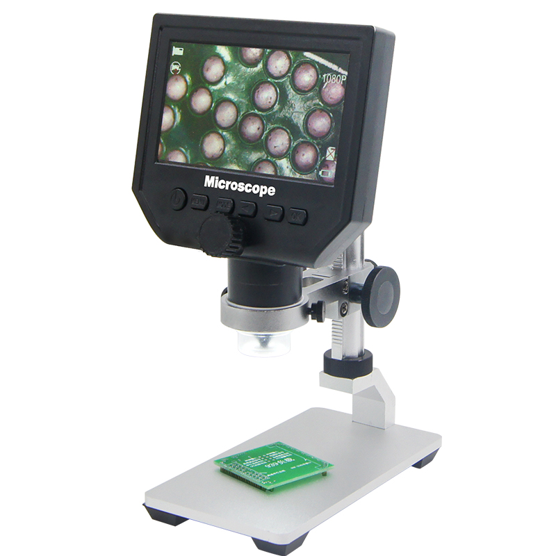 手机维修显微镜 高清600倍带屏工业电子数码便携式放大镜主板维修 - 图3