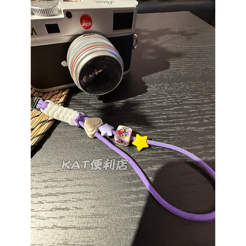 KAT小女警卡通珠设计腕绳短相机绳彩色微单相机挂绳,淘宝优惠券,粉丝福利购,淘宝优惠卷