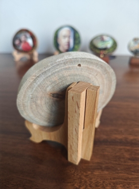 纯手工制作的实木浮雕画石头印画工艺品赠礼收藏佳品来图