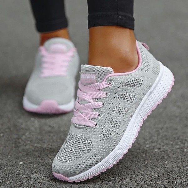 Breathable Fashion Sneakers For Women 2023 New Walking Train-图1