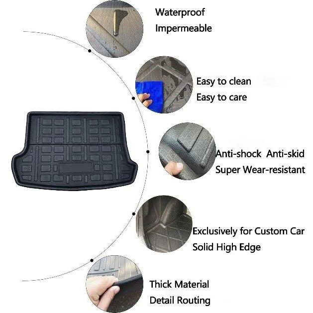 Car Boot Cargo Mat for Volkswagen VW Taos Tharu 2018 2019 20 - 图1