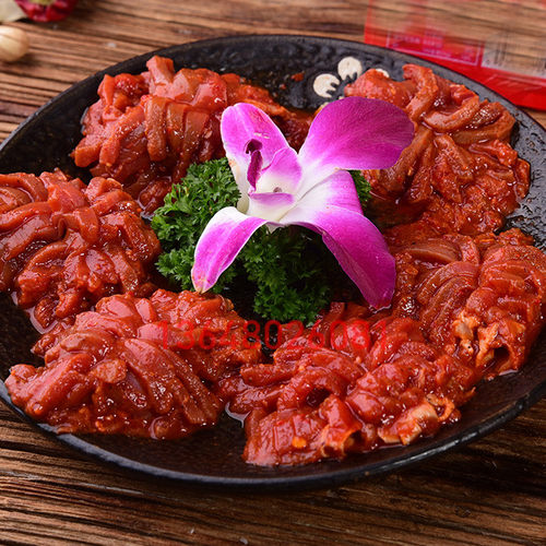 曾食记麻辣胗花商用麻辣郡花鸡胗花半成品鸡郡肝冒菜麻辣烫食材 - 图2