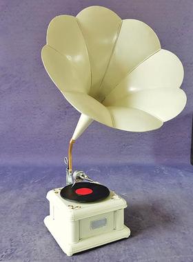 留声机模型摆件怀旧创意摄影道具