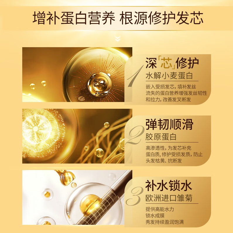 正品拉微格卡巴尔奢华蛋白精华乳大蛋白LPP焦发还原头发护理沙发 - 图0