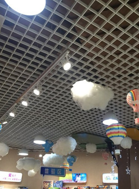 幼儿园布置仿真白云空中挂饰