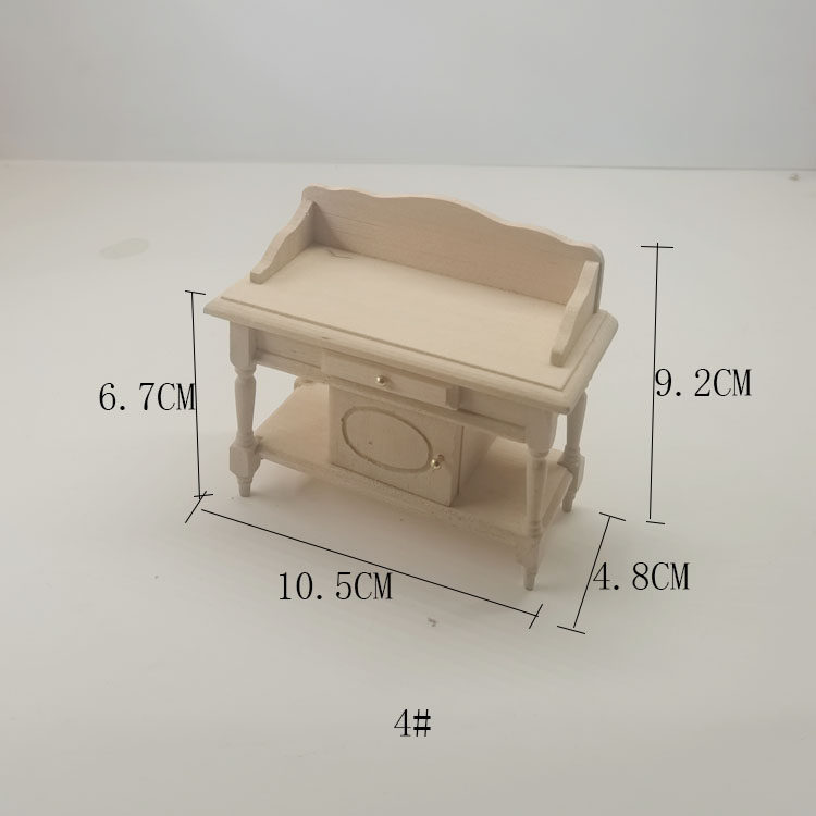 1:12娃娃屋dollhouse迷你木制小家具模型过家家玩具柜子桌子D454,淘宝优惠券,粉丝福利购,淘宝优惠卷