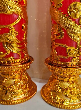 大号电子蜡烛灯58厘米高led供佛财神乔迁寺庙佛灯佛前供灯家用灯