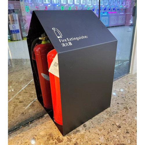 商场酒店售楼处4S店高端场所灭火器箱加厚烤漆落地消防灭火器支架 - 图1