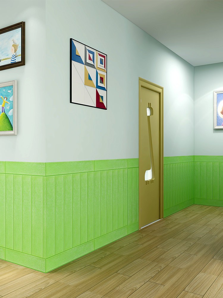 幼儿园防撞墙贴自粘泡沫儿童房卡通贴纸装饰3d立体墙纸软包墙裙