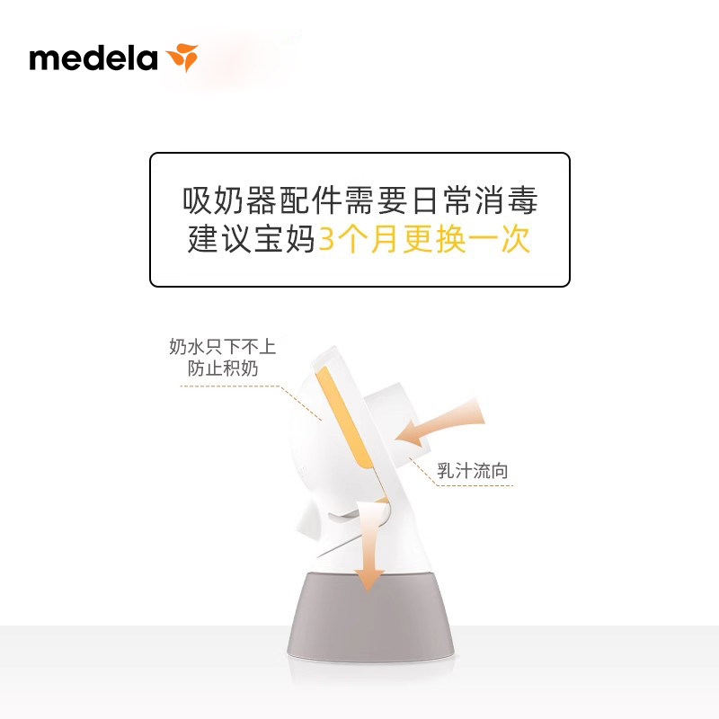 美德乐吸奶器配件丨电动享韵免手扶便携奶瓶连接器导管护罩随心杯,淘宝优惠券,粉丝福利购,淘宝优惠卷