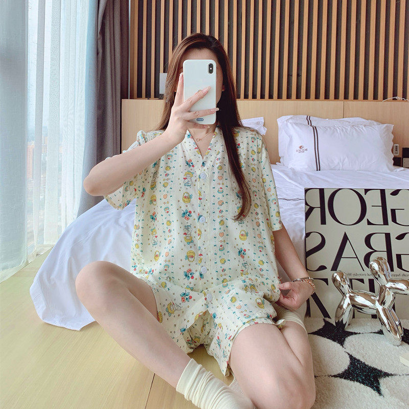 月子服棉绸5月份孕妇睡衣夏季薄款产后喂奶孕期透气哺乳套装大码6,淘宝优惠券,粉丝福利购,淘宝优惠卷