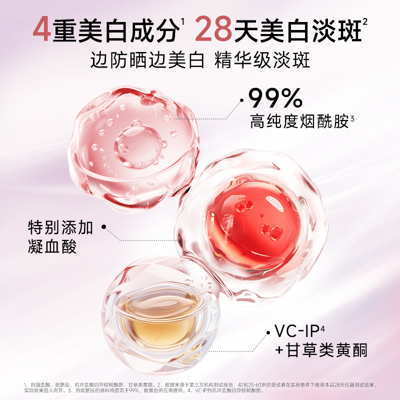 【张柏芝同款】美肤宝轻妆防晒小粉管美白隔离淡斑50倍防晒素颜霜