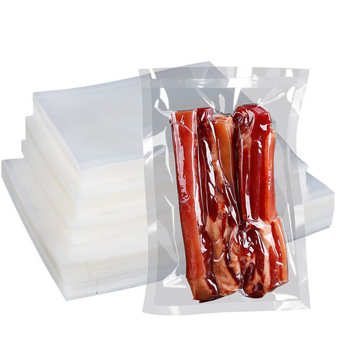 尼龙真空袋食品保鲜抽气压缩袋塑封腊肠小包装热封塑料透明包装袋 - 图3