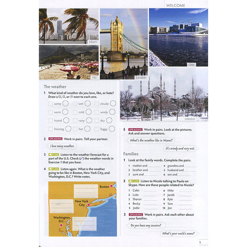 总代理 剑桥中学英语教材美版think 2级学生书 赠音频 英文原版进口课程五级通用英语pet考试b1水平cambridge English 国图广州图书专营店