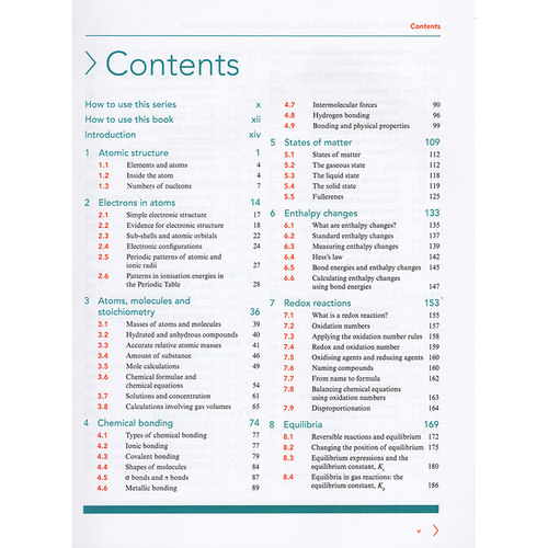 2022年考试大纲版剑桥Cambridge International AS & A Level Chemistry Coursebook 化学(学生书+电子资源)进口英文原版国际课程 - 图2