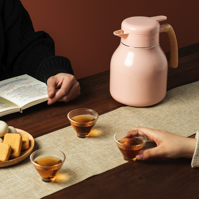 八马茶业新品茗趣焖茶壶保温纯钛不锈钢泡茶居家户外茶具1500mL,淘宝优惠券,粉丝福利购,淘宝优惠卷