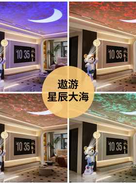 暴力熊大号存钱罐蓝牙音响月球灯