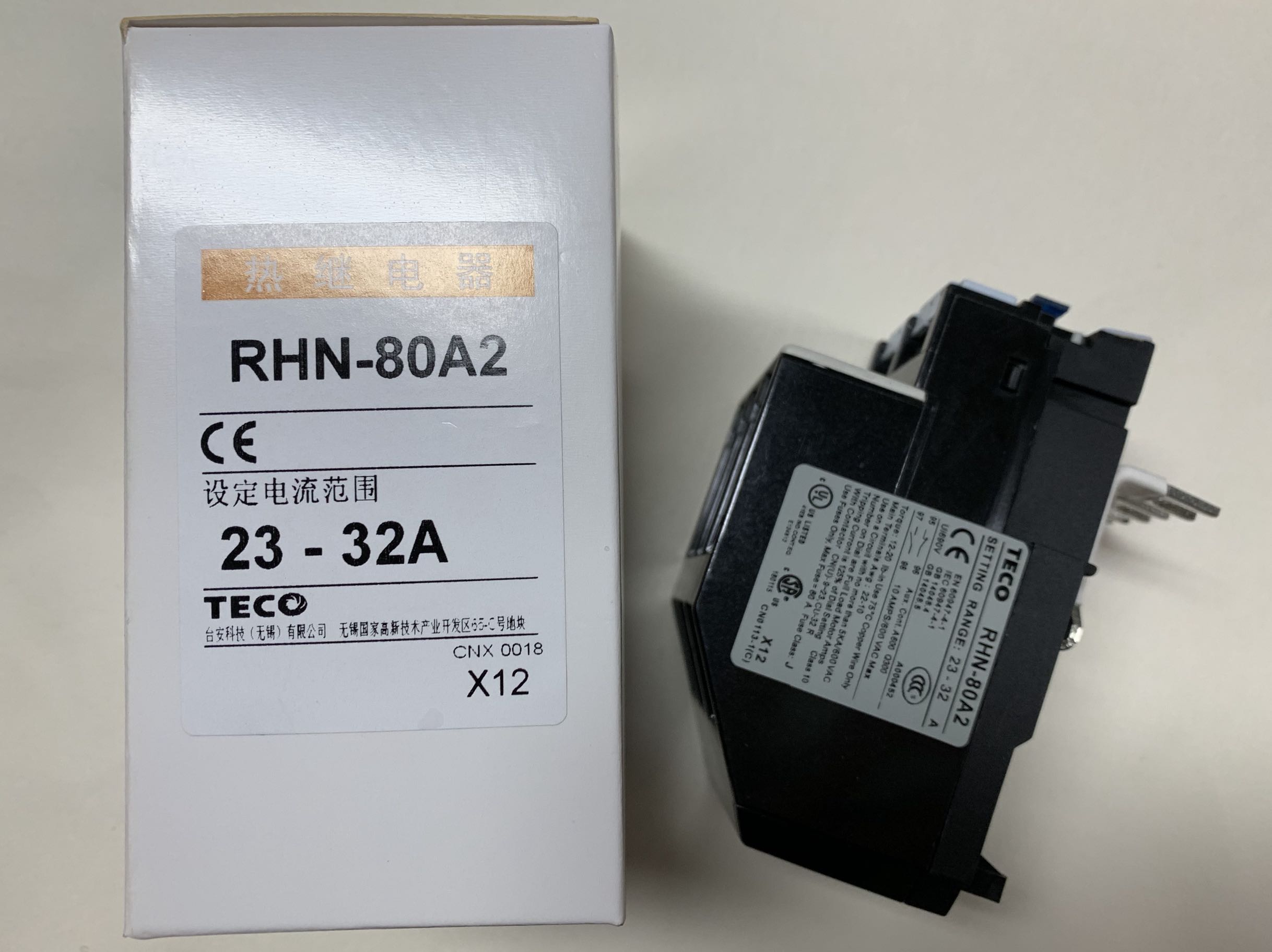 RHN-80A2 23-32A 台安热继电器 - 图0