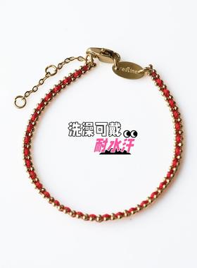 2025龙年本命年好运18k纯银手链