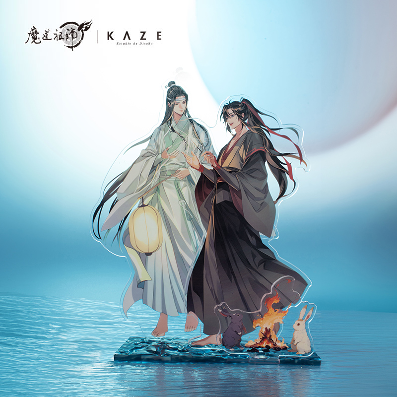 KAZE 魔道祖师动画正版周边 花火天涯魏无羡蓝忘机亚克力立牌 - 图0