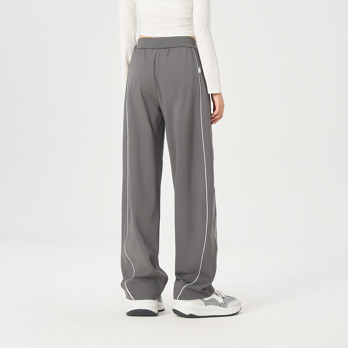 Fun潮牌休闲长裤2025年冬季商场同款时尚运动X-弯刀版针织长裤,淘宝优惠券,粉丝福利购,淘宝优惠卷