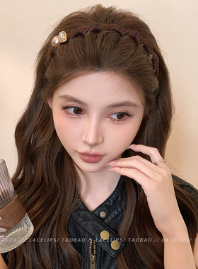 珍珠闪钻发卡发箍女2026新款