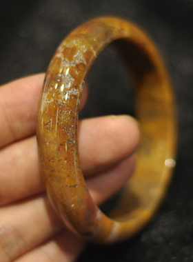 纯天然复古玛瑙玉手镯