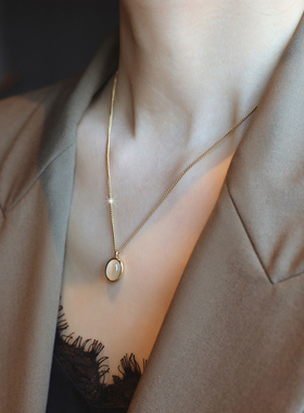 ZOXI美拉德项链新中式2024新款