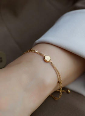 ZOXI金店款福字手链福禄双全女款