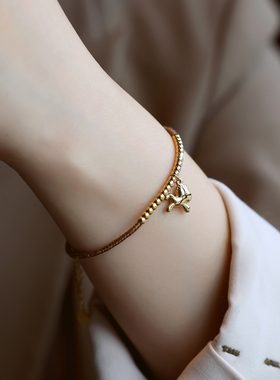 ZOXI马年本命年小马红绳手链情侣