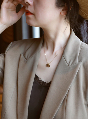 ZOXI本命年小马项链旺财不掉色女