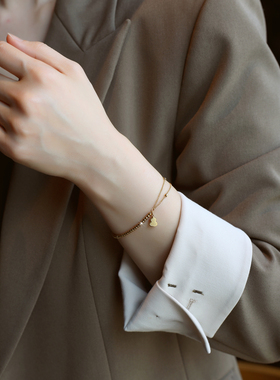 ZOXI平安喜乐葫芦手链钛钢不掉色