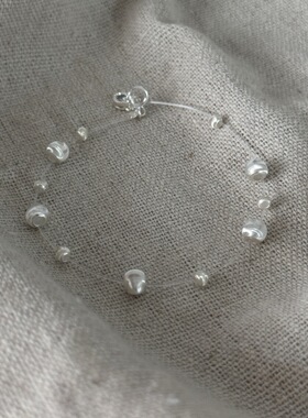 s925银韩系ins拉丝猫眼项链手链