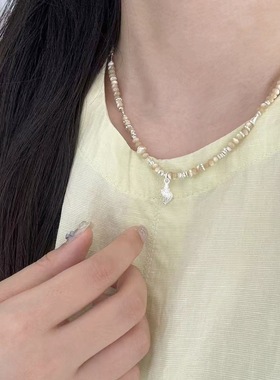 梦猫饰物s925纯银海螺贝壳项链女