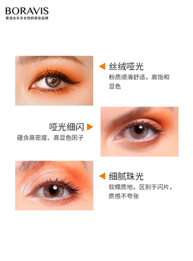 柏蕊诗南瓜妆十色眼影盘