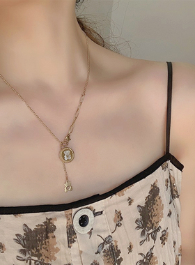 钛钢锁骨链女小众高级感设计感